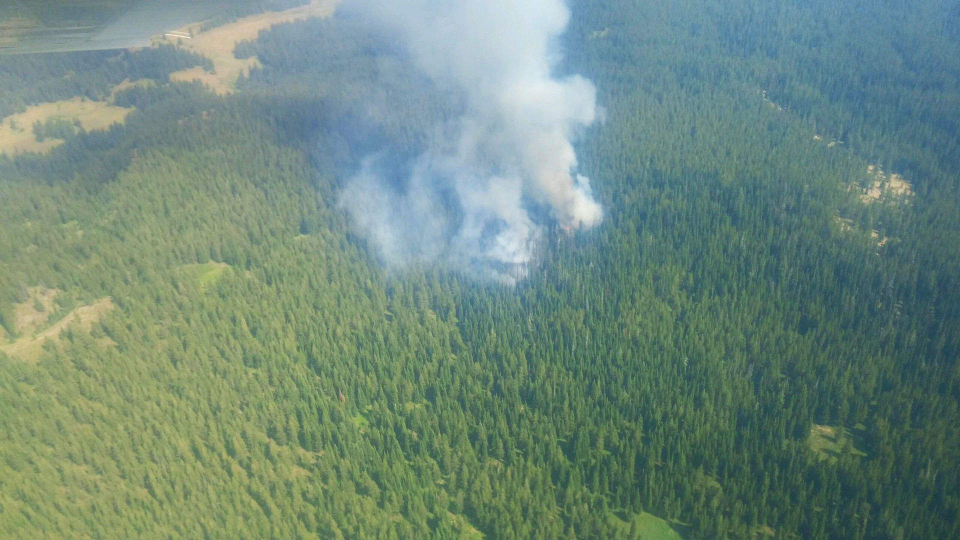 Basin Creek fire